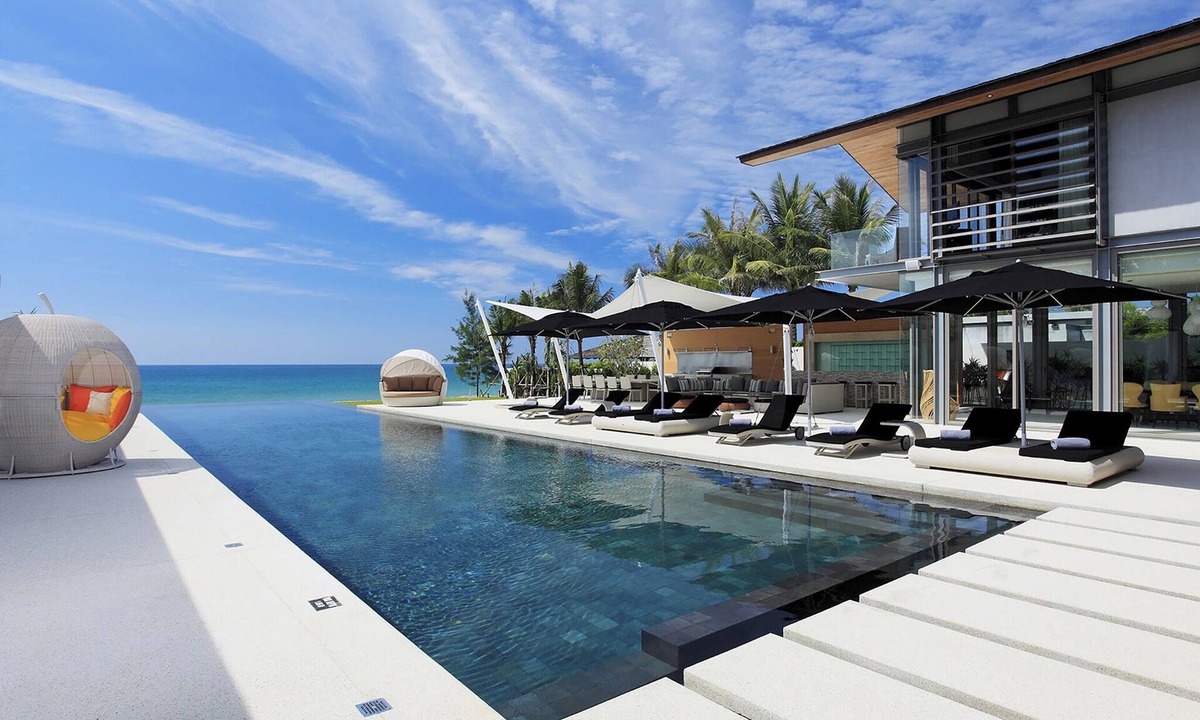 Khok Kloi Villa | 7BR Beachfront Villa w/Kid's Room and Spa | Natai Beach