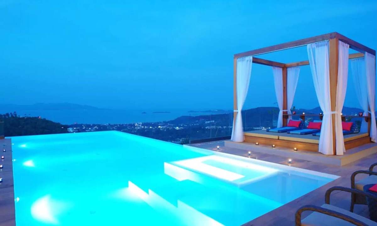 Bophut Hills Villa | 9 Bedroom Sea View Villa Blue SDV080A-By Samui Dream Villas