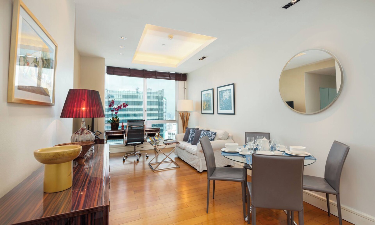 Thung Maha Mek Apartment | SERVICED 2 BED MODERN ORIENTAL SKYVILLA