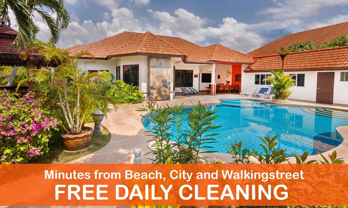 Nong Prue Villa | Villa Pattaya Hill minutes from the Beach and City Pattaya
