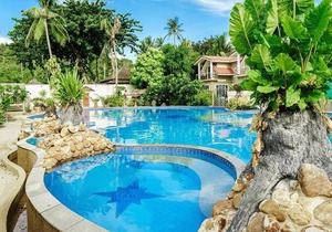 3 Bed Villa Beach Front Resort Tg21