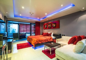 Absolute Bangla Suites, night walking street, rooftop pool L-04