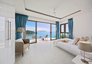 BEACHSIDE VILLA - B18 - at Bayside Luxury Villas Samrong Bay Beach, 4 BED 5 BATH, SEA & SUNSET VIEWS, only 200m walk to the Beach