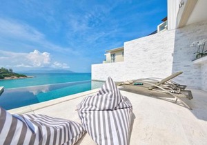 BEACHSIDE VILLA - B11 - at BAYSIDE LUXURY VILLAS Samrong Bay Beach, 3 BED 4 BATH, SEA and SUNSET VIEWS, only 200m walk to the Beach