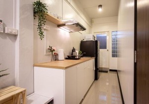 T5 2 Bedrooms/6guests/full kitchen/1 min to BTS