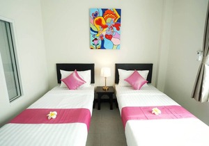 Twin Bed with ABF near Don Muang Airport