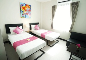 Twin Bed with ABF near Don Muang Airport
