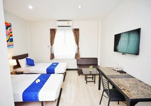 Twin Bed with ABF near Don Muang Airport