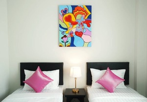 Twin Bed with ABF near Don Muang Airport