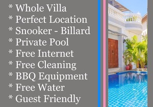 Villa 6 bedrooms near Walking Street & beach ★★★★★