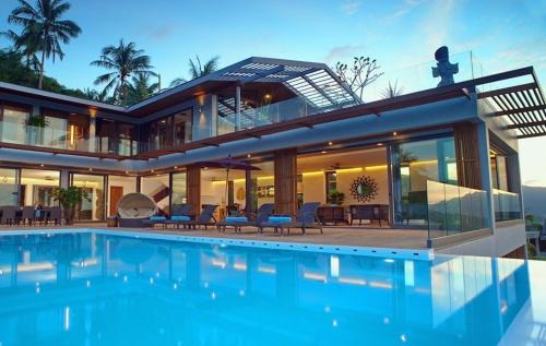 Bophut Hills Villa | 8 Bedroom Sea Blue View Villa SDV080B - 5 Star with Staff-By Samui Dream Villas