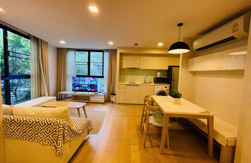 Sukhumvit Condo | Cozy Spacious Garden-View 1Bed 1Bath 500m BTS Thonglor