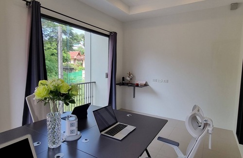 Bophut Hills House | Cozy Workation House with three bedrooms and a designated co-working space