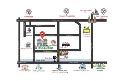 Sanam Pao Hostel | JB Home Bangkok - Victory monument