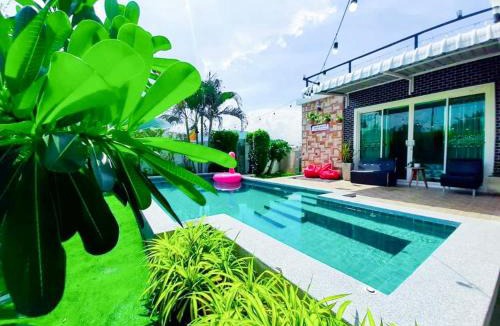 Hua Hin Villa | บ้านแฟมิลี่ ปาร์ตี้ พูลวิลล่า หัวหิน ใกล้เซเว่น 3ห้องนอน รองรับ 6-15 คน