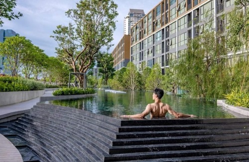 Bang Na Apartment | 27sq.m Seabreez Vibe in Bangna @Si Iam MRT.