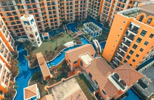 Na Chom Thian Apartment | 421C Studio Opened Space With Nice Breeze private Wi Fi