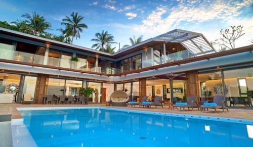Bophut Hills Villa | 7 Bedroom Sea Blue View Villa SDV080C - 5 Star with Staff-By Samui Dream Villas
