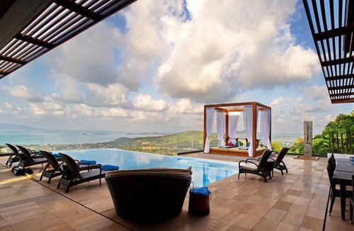 Bophut Hills Villa | 9 Br Sea View Villa Blue ~ 5* with staff