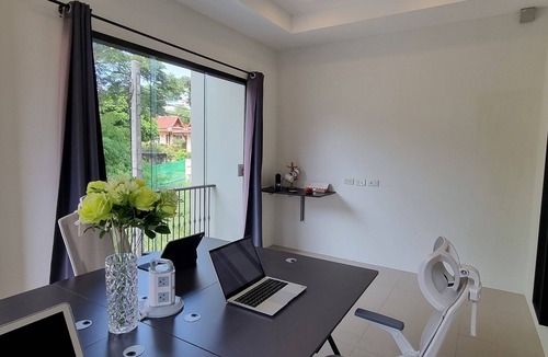 Bophut Hills House | Cozy Workation House with three bedrooms and a designated co-working space