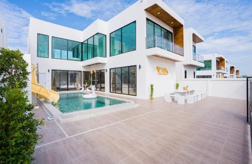 Bang Sare Villa | Eva PoolVilla Pattaya Bang Saray Beach 1 km