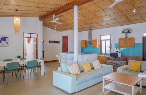 Taling Ngam Villa | Experience serene sunsets, private beach access, and tropical luxury in this renovated Thai house.