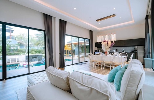Kao Yai Villa | Hua Hin Pool Villa and Pool table with 3 bedrooms, 3 bathrooms near Cha-Am beach