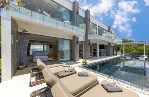 Bophut Hills Villa | Luxury 5 Bedroom Modern Villa! KBR17