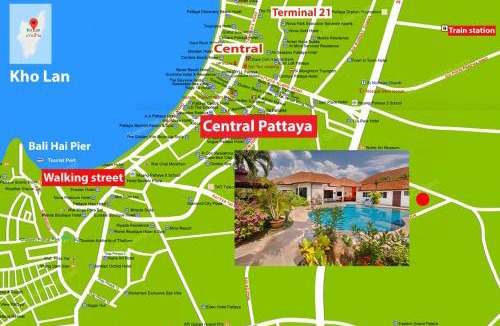 Nong Prue Villa | Pattaya Hill minutes from the beach and City Pattaya
