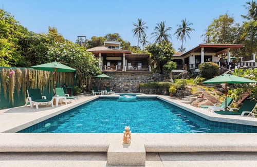 Ko Pha-ngan Villa | Prime beachfront. Direct access to secluded beach. Swimming Pool with ocean view