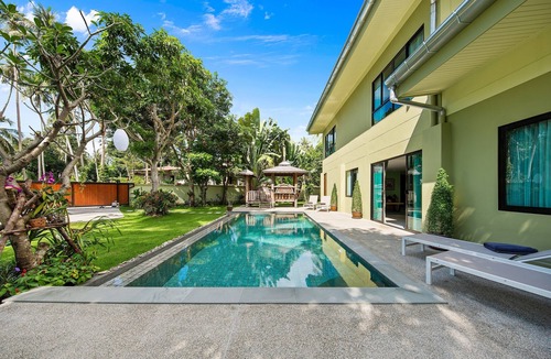 Thong Krut Villa | Private vIlla with pool. "Baan Suaan Serenity".4 bedroom tropical hide-away