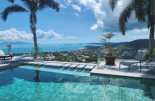 Bophut Hills Villa | Sea View Villa with 180 degree view near Bophut beach and Fisherman's Village.