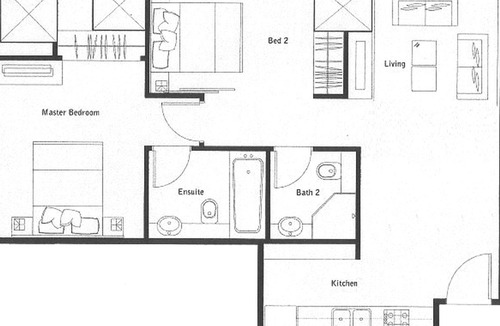 Yan Nawa Apartment | Serviced 2 Bed Sky Villa with View, Pool and BTS
