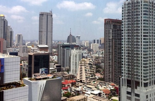 Yan Nawa Apartment | Serviced 2 Bed Sky Villa with View, Pool and BTS