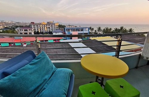 Saen Suk Condo | The Beach Bangsaen Condo Sea View Room 327-62 Floor 7n