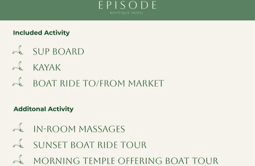 Tha Kham Hotel | The Episode Boutique Hotel