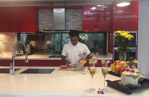 Hua Thanon Villa | Villa Julia Lamai Koh Samui front beach with chef and housekeeping