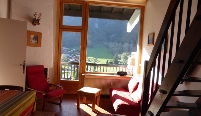 3-Room Duplex, 8 people, balcony, private parking