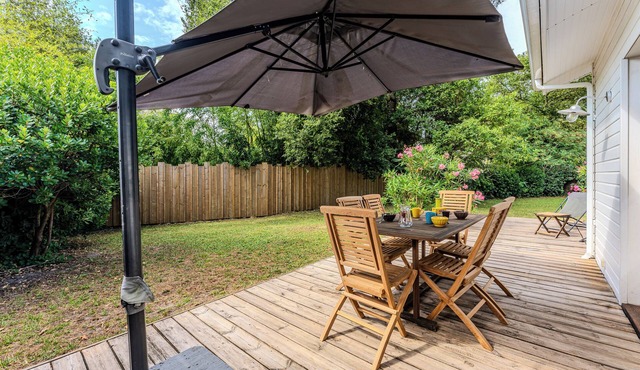 Beautiful wooden house with terrace and large garden - Bassin d'Arcachon