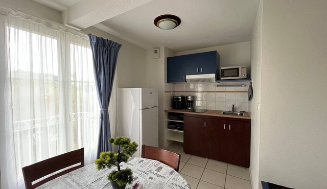 Bright 2-bedroom apartment with balcony and WIFI, near La Roche-Posay Spa
