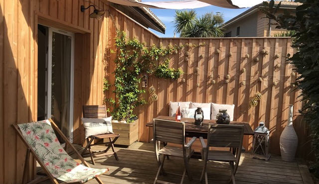 Cap Ferret peninsula and ocean beaches - Wooden terrace - Beach 2 km