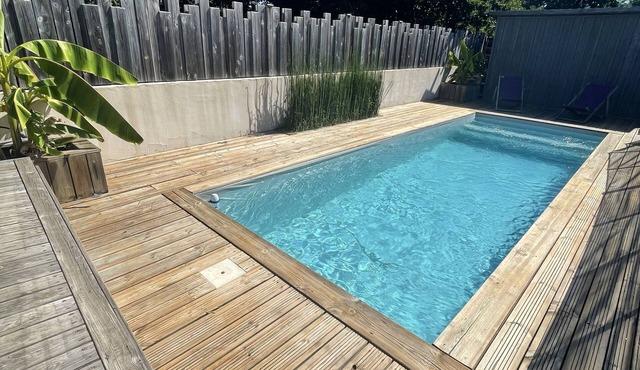 Cosy Bassin d'Arcachon house with private, secure pool
