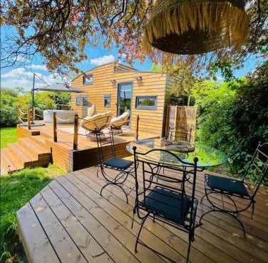 Tiny House avec jacuzzi privé - calme et nature