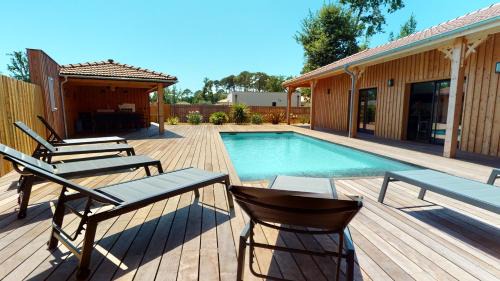 Villa avec clim et piscine chauffée Arès Cap Ferret