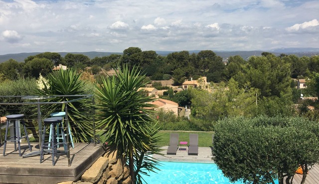 Villa, with swimming pool not overlooked, beach 10min walk, close to activities
