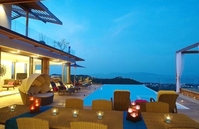 8 Bedroom Sea Blue View Villa - 5 Star With Staff