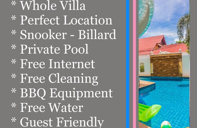 Villa T4 Bedrooms near Walking Street & Beach ★★★★★