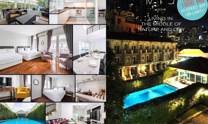 Bangkok Central Business District House | 200 m² House ∙ 3 bedrooms ∙ 14 guests