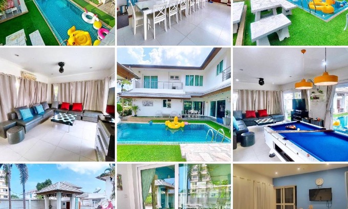 Bang Lamung House | 400 m² House ∙ 4 bedrooms ∙ 14 guests