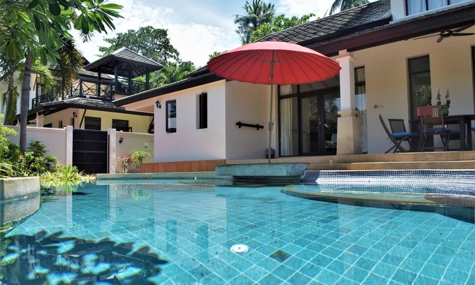 Bang Po Villa | Banyan Villa 1 - Private Pool - private walled garden - 30 seconds to the beach